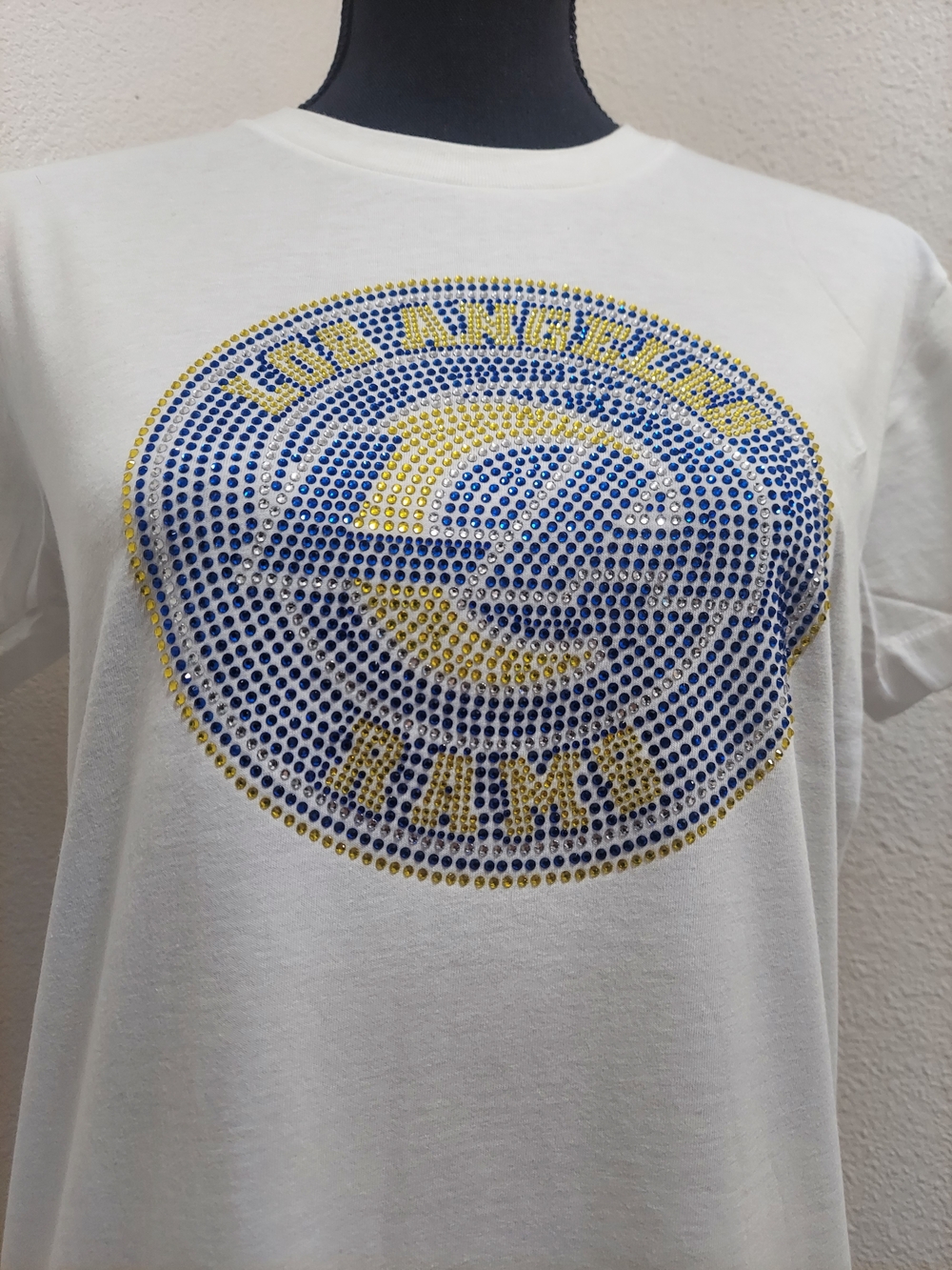 Los Angeles Rams Womens Fitted T-shirt - Picture 2 of 7